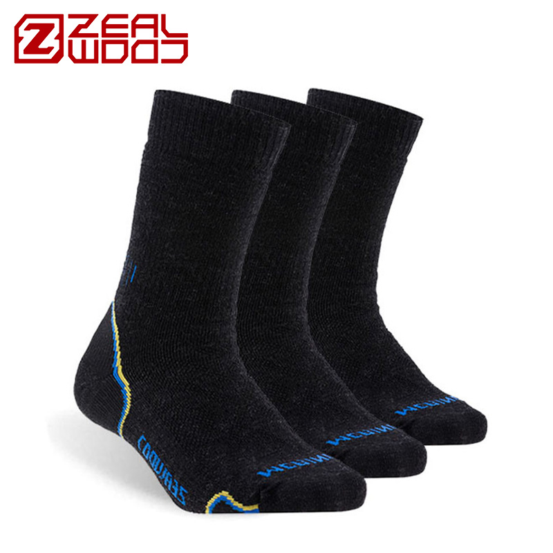 Wool Hiking Sock - Zealwood caminhadas trekking meias grossas de