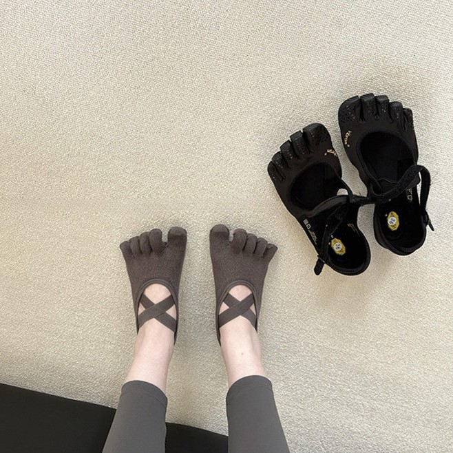 Grip Sock Yoga - Meias de Yoga Femininas com Tiras