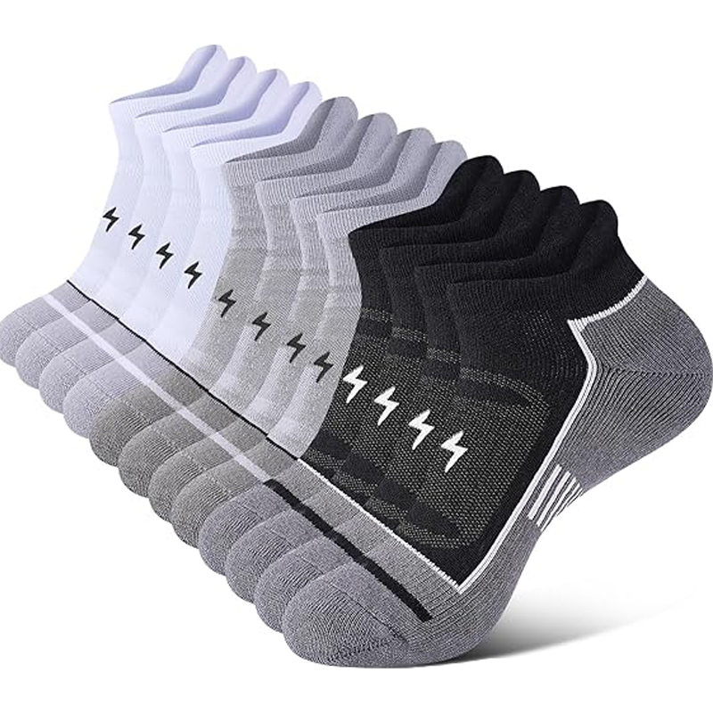Athletic Sock Cushion - Pacote com 6 Meias Esportivas Masculinas