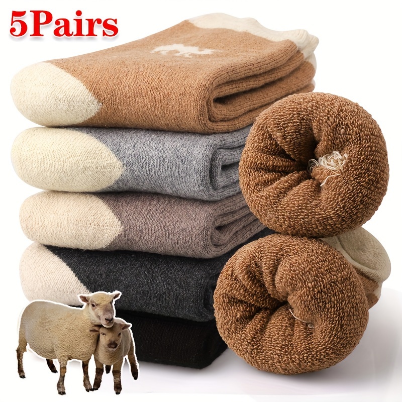 Thermal Sock Winter - 5 pares meias térmicas de inverno