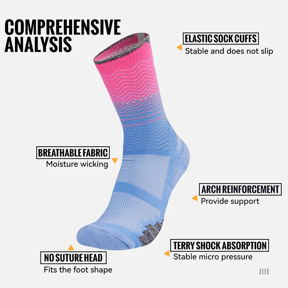 Meias Esportivas WRELS (1/2/3  - Athletic Sock Cushion avaliação e preço